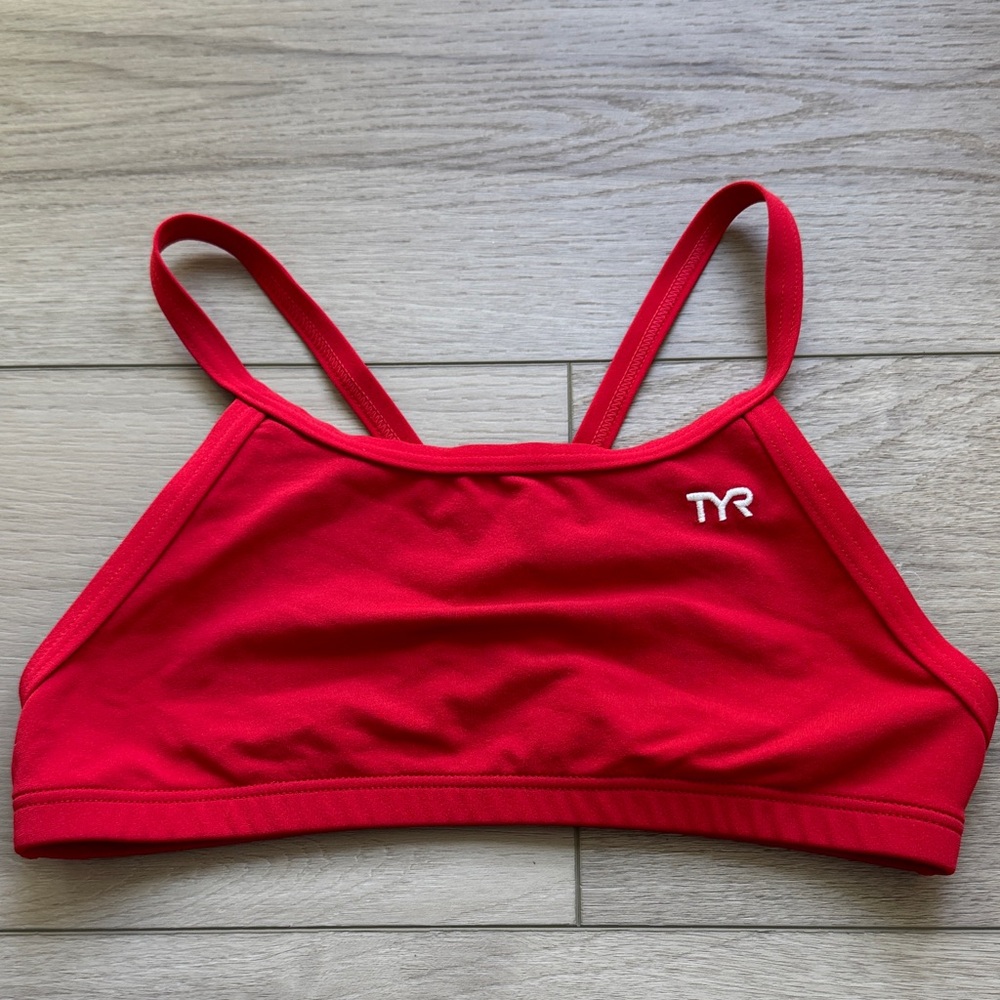 TYR Women's Vibrant Red Sports Bra